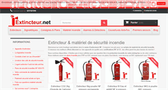 Desktop Screenshot of extincteur.net