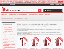 Tablet Screenshot of extincteur.net